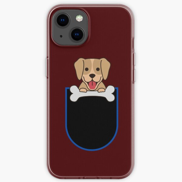 Dog in pocket iPhone Soft Case RB1011 product Offical Doginpocket Store