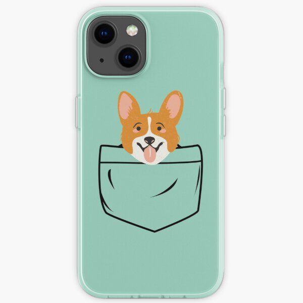 Dog in pocket iPhone Soft Case RB1011 product Offical Doginpocket Store