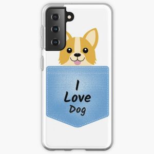 Dog in pocket Samsung Galaxy Soft Case RB1011 product Offical Doginpocket Store