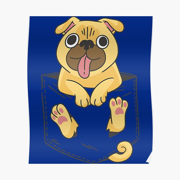 Dog in Your Pocket                           Poster RB1011 product Offical Doginpocket Store