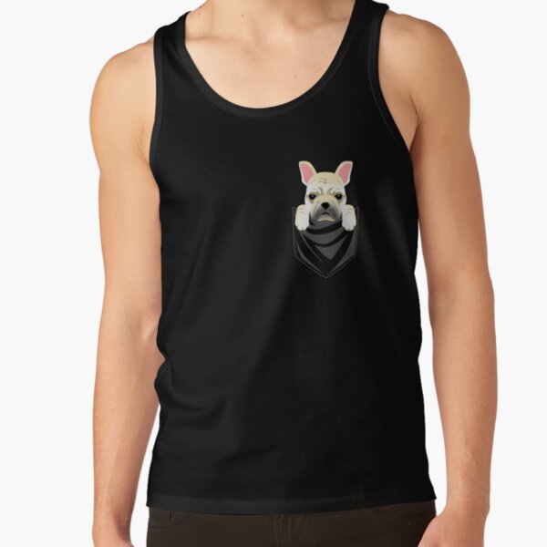 Funny Cream French Bulldog In Your Pocket Tank Top RB1011 product Offical Doginpocket Store