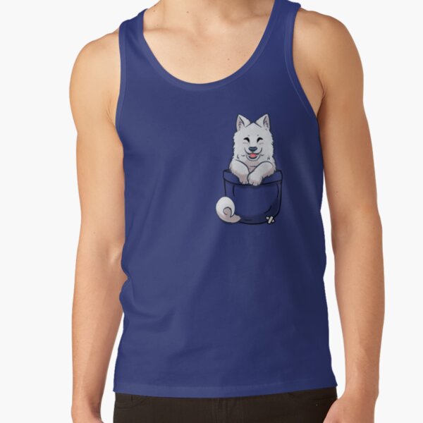 Pocket Samoyed Tank Top RB1011 product Offical Doginpocket Store
