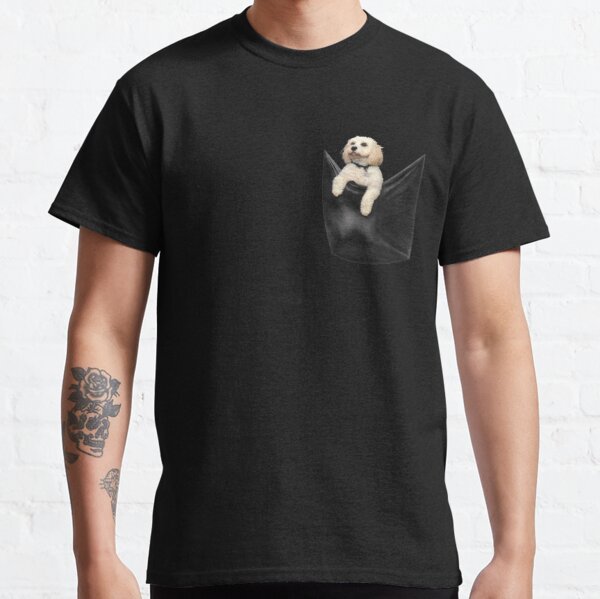 Cavachon in a pocket Classic T-Shirt RB1011 product Offical Doginpocket Store