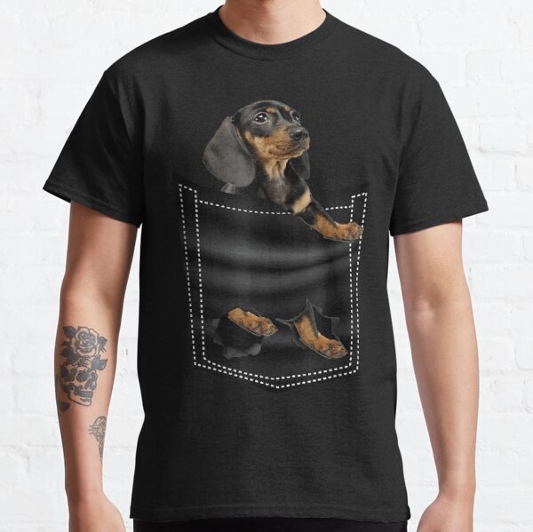 Dog Lover - Cute Pocket Dachshund Classic T-Shirt RB1011 product Offical Doginpocket Store