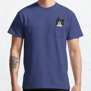 Border Collie Dog In Your Pocket Classic T-Shirt RB1011 product Offical Doginpocket Store