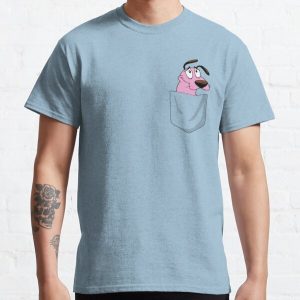 Cowardly Dog in Pocket  Classic T-Shirt RB1011 product Offical Doginpocket Store