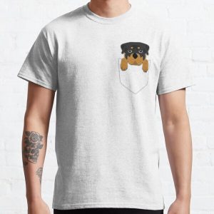 Funny Rottweiler In Your Pocket Classic T-Shirt RB1011 product Offical Doginpocket Store