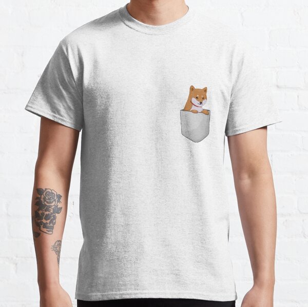 Cute Shiba Inu in Pocket Classic T-Shirt RB1011 product Offical Doginpocket Store
