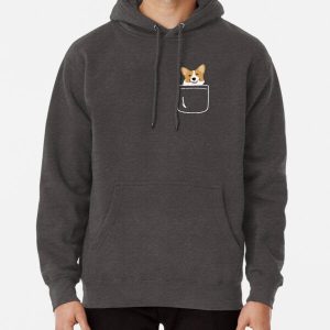Corgi In Pocket Funny Cute Puppy Big Happy Smile Pullover Hoodie RB1011 product Offical Doginpocket Store