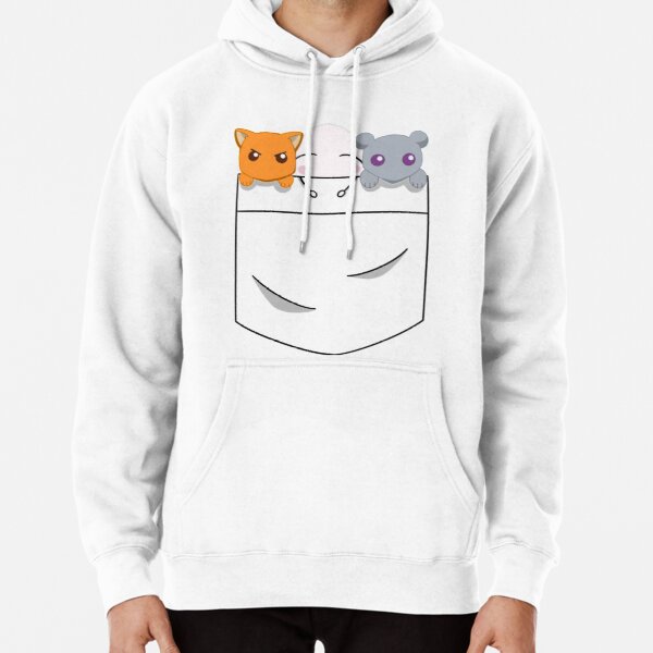 Fruits Basket Kyo, Tohru, And Yuki In Pocket Pullover Hoodie RB1011 product Offical Doginpocket Store