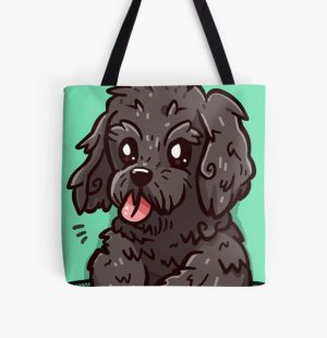Pocket Cute Cockapoo puppy All Over Print Tote Bag RB1011 product Offical Doginpocket Store
