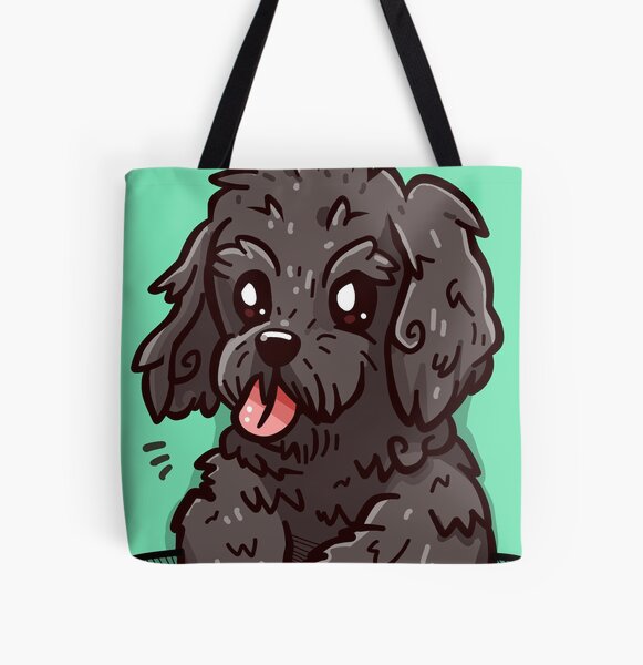 Pocket Cute Cockapoo puppy All Over Print Tote Bag RB1011 product Offical Doginpocket Store