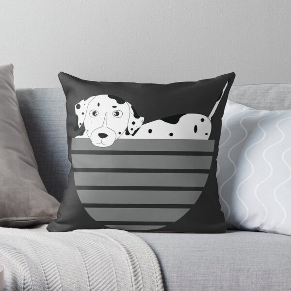 Dog in pocket Throw Pillow RB1011 product Offical Doginpocket Store