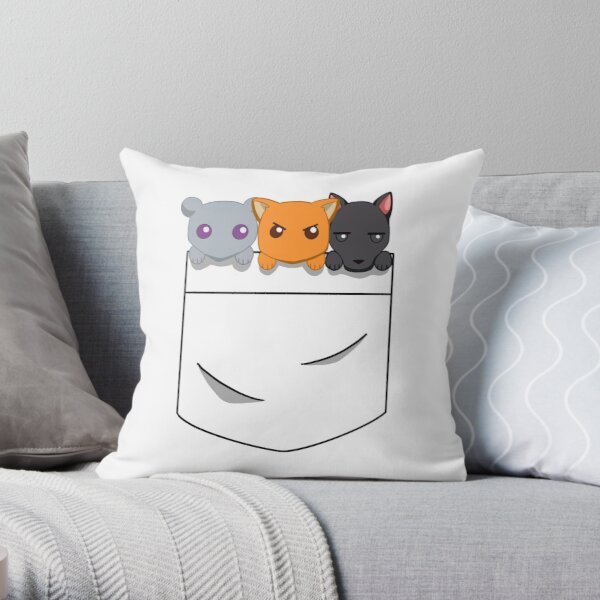 Kyo, Yuki, Shigure in Pocket Throw Pillow RB1011 product Offical Doginpocket Store