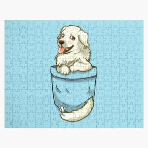 Pocket Great Pyrenees Dog   Jigsaw Puzzle RB1011 product Offical Doginpocket Store