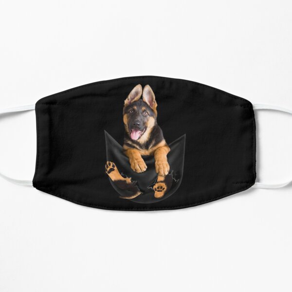 Funny Dog In Pocket Meme Shirt German Shepherd Puppy Owners T Shirt Flat Mask RB1011 product Offical Doginpocket Store